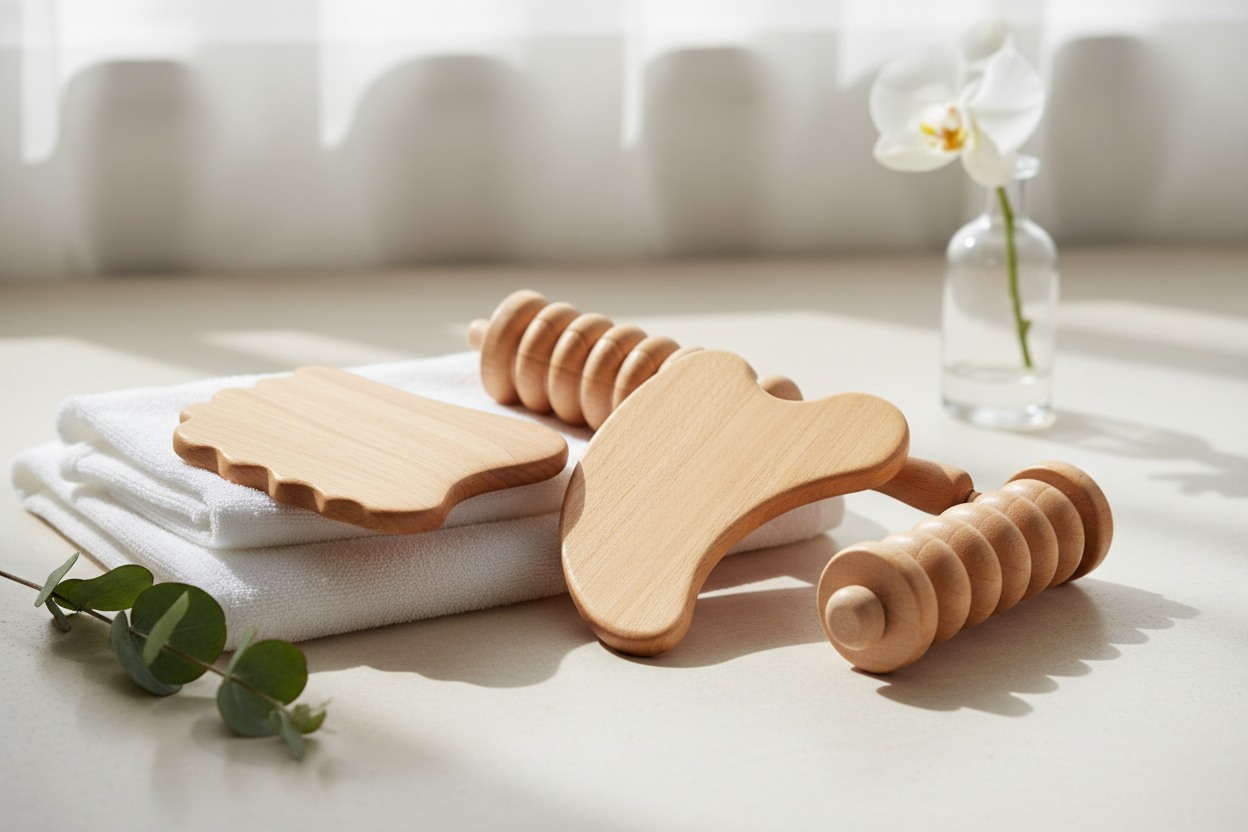 lymphatic wood massage